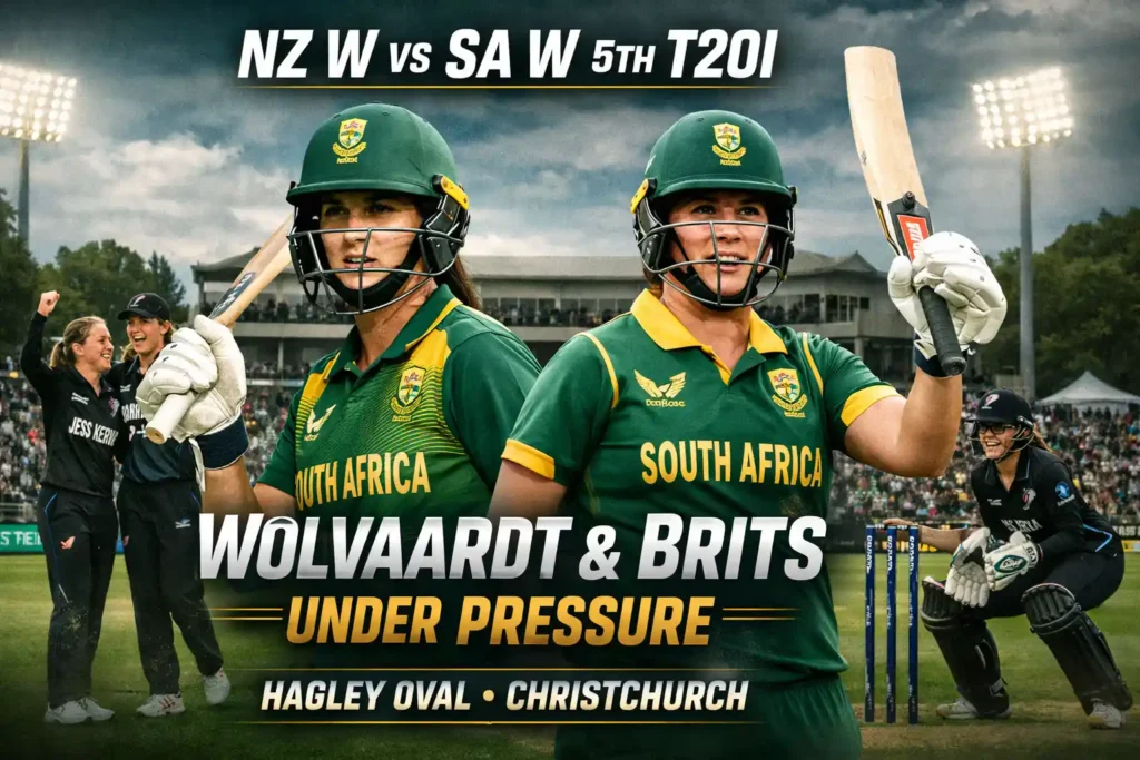 NZ W vs SA W 5th T20I