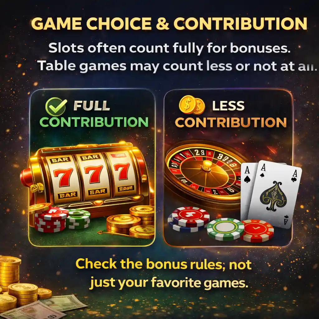 Game Choice and Contribution