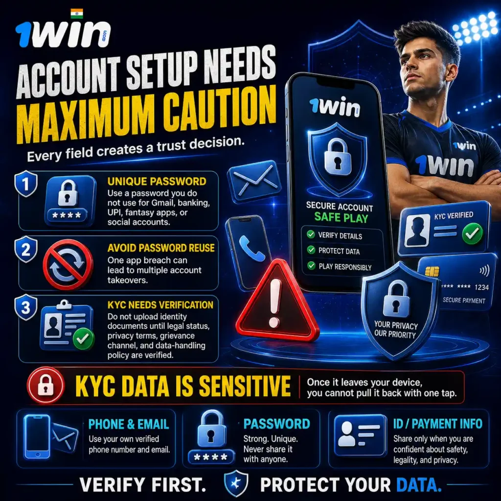 Account Setup Needs Maximum Caution